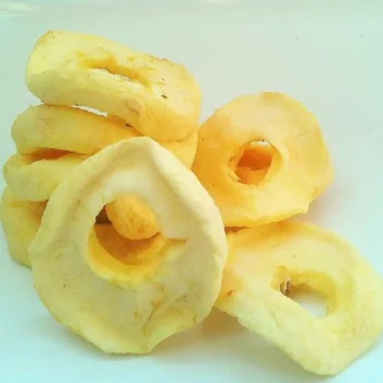 Delicious snacks apple fruits dehydrated dried  apple ring