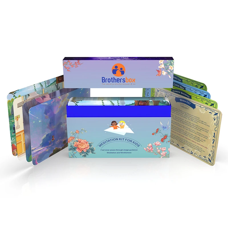 Обычай осознанность ежедневная самомотивационная карта медитации колода для детей взрослых