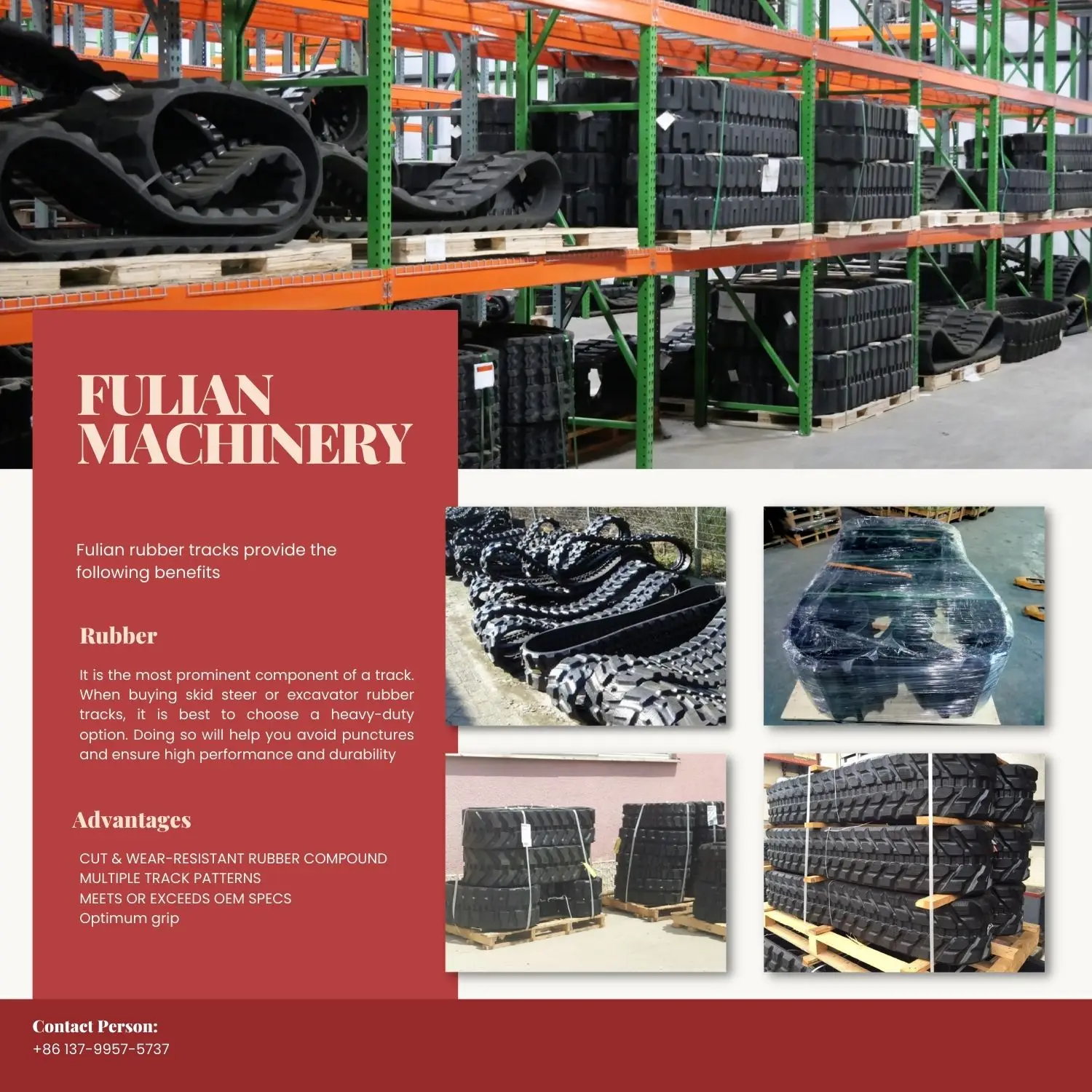 Mini Excavator Rubber Track 180X72X37 for Takeuchi TB070