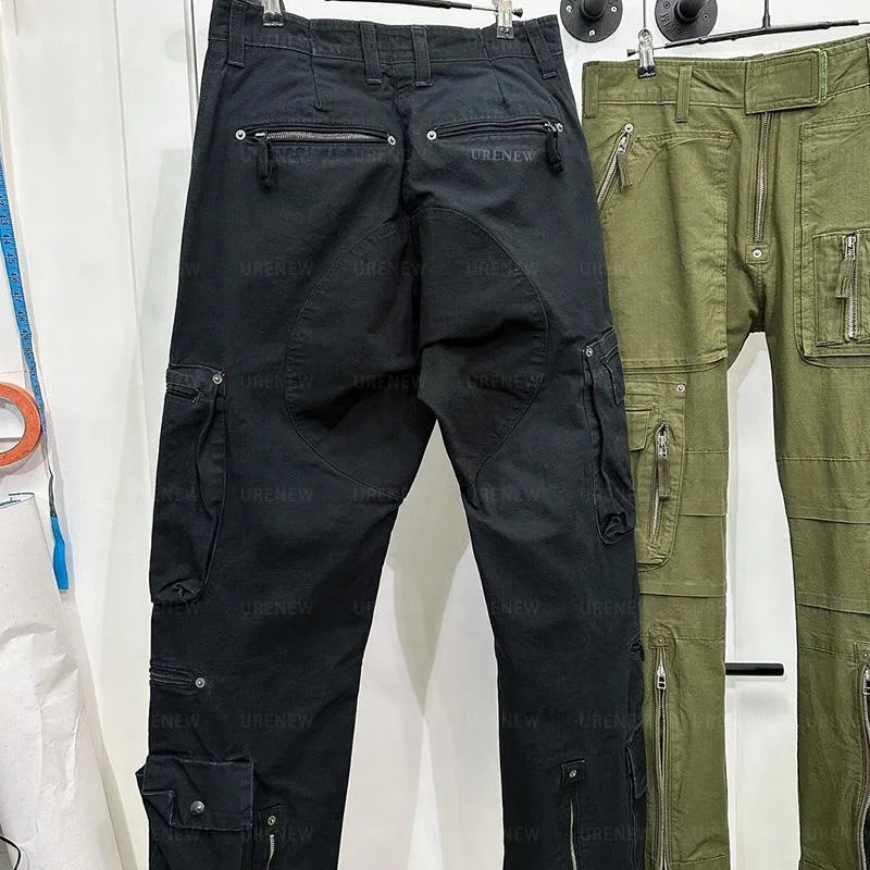 Custom Logo Wholesale Fitness Jogging Stacked Work Blank Men Running Joggers Track Cargo Pants Sweatpants Men gallery 6
