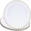 clear +gold rim