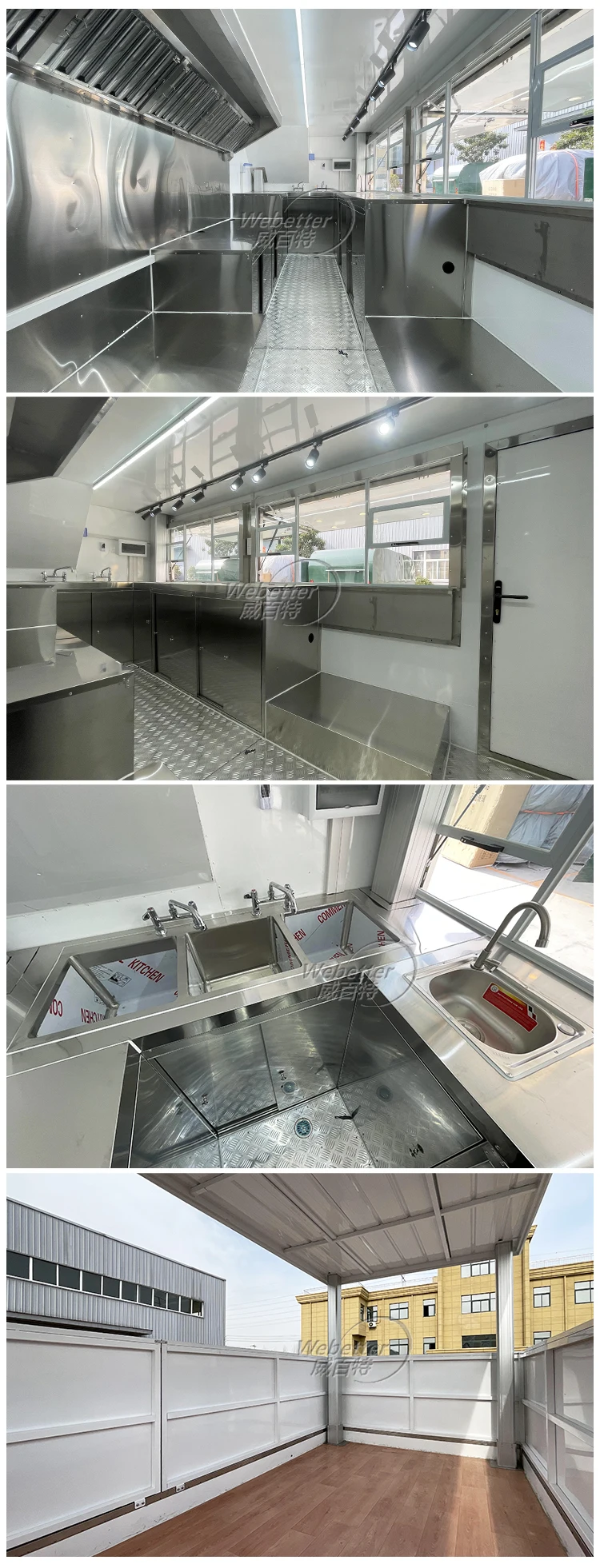 Custom Remorque Foodtruck Two Story Mobile Bar Trailer Double Decker