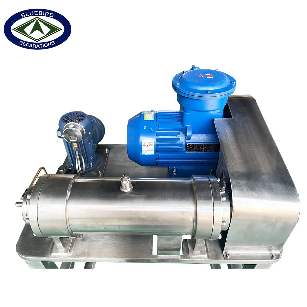 Continues Small Capacity Mini Horizontal Spiral Decanter Centrifuge for Sludge