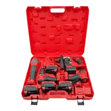 OEM Customizable 10-Cell Power Tool Box Set 21V 20V Blue Red/Yellow 4-PCS 6-PCS Combination Kits 1-Year Hard Case More