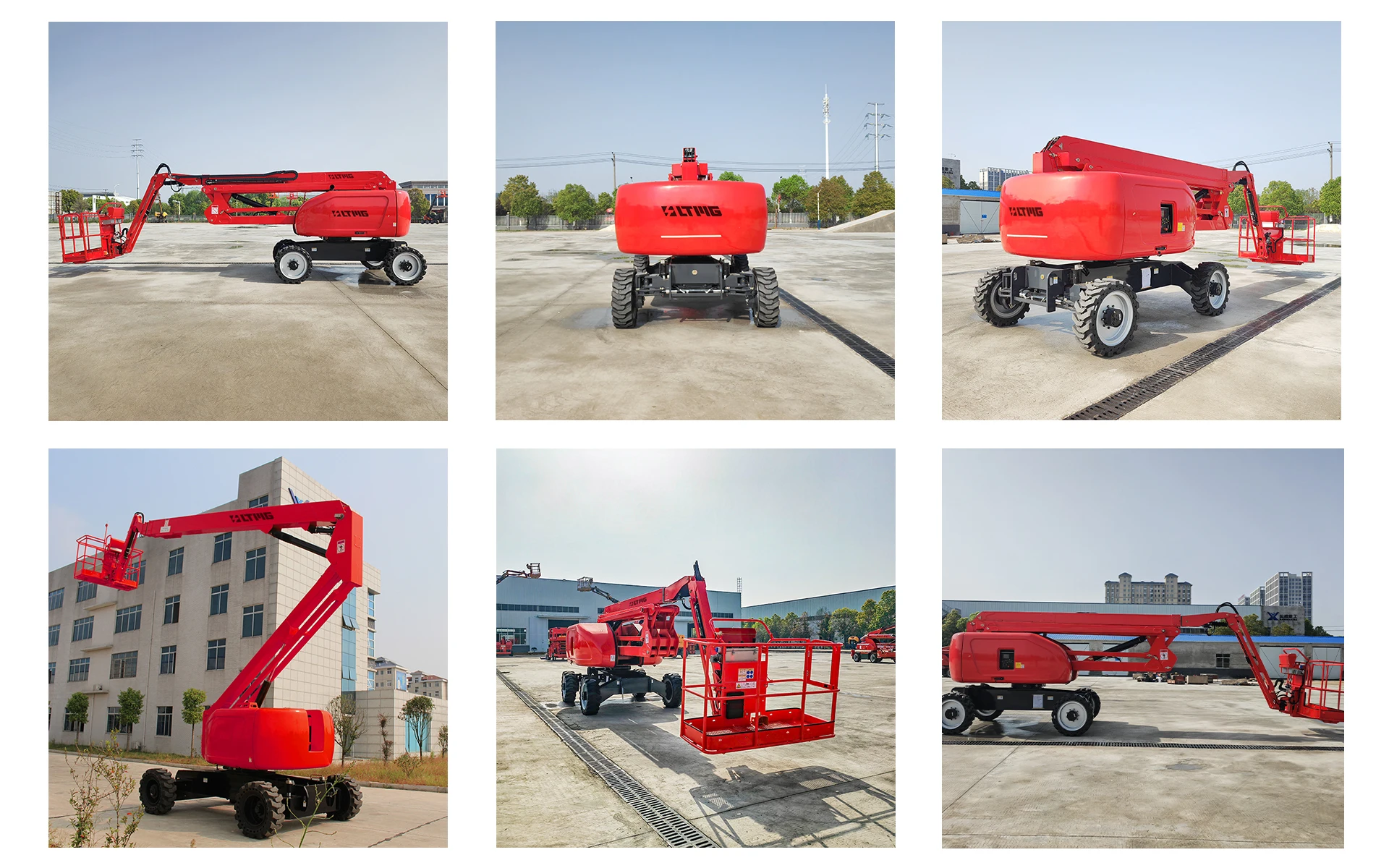 30m Articulating Boom Lift Ltmg 200kg Capacity Articulated Boom Lift