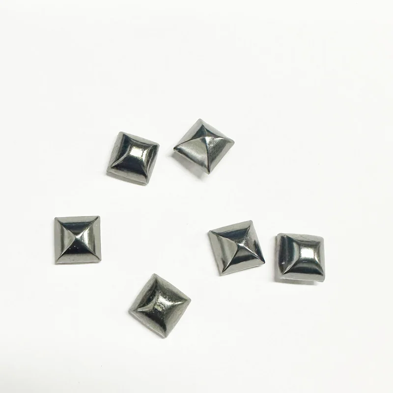 Плоская квадратная заклепка латунные или железные заклепки для кожи ткани обуви