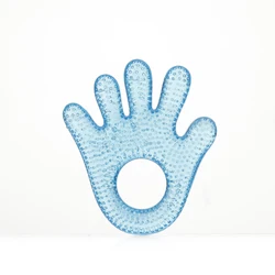 Грызунок пищевой одобренный силиконовый Прорезыватель для зубов BPA Бесплатно Детские водный Прорезыватель для зубов для новорожденных