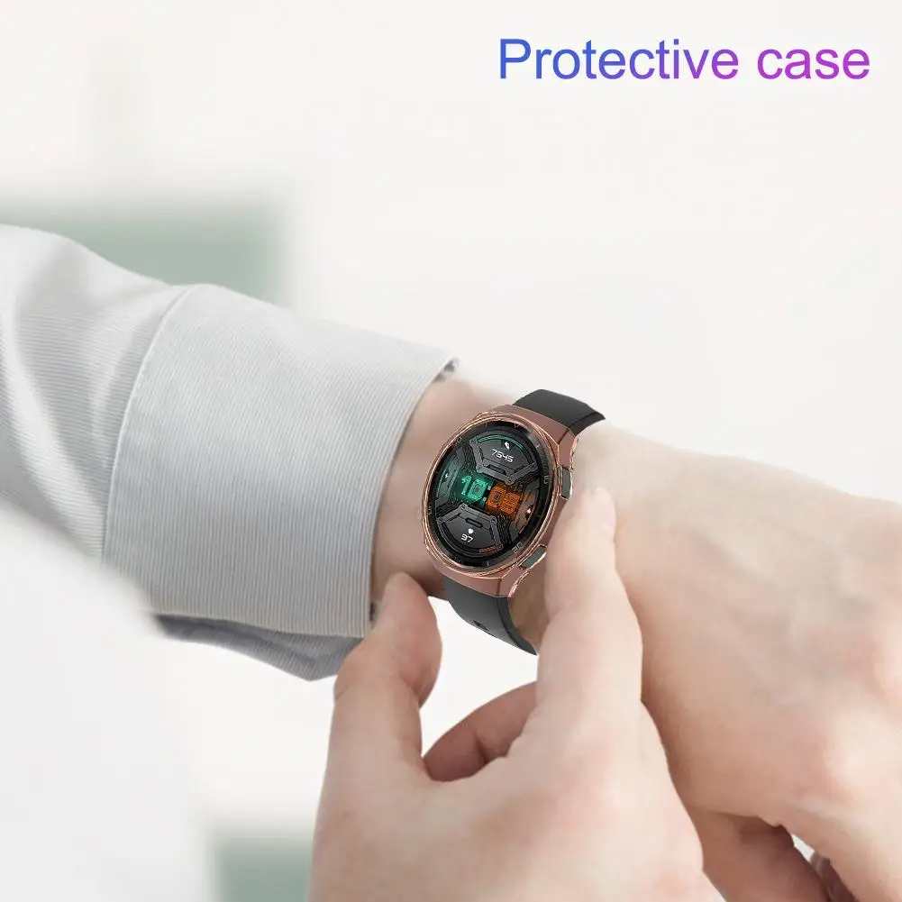 Мягкие ТПУ чехлы для часов Huawei Watch GT 2E, защитный чехол для Huawei GT2E, защитный чехол для часов, аксессуары