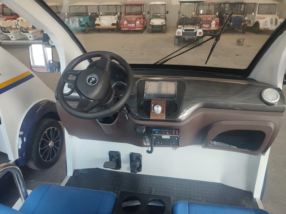 Специальная тележка для гольфа с низкой скоростью 5-местная электрическая патрульная