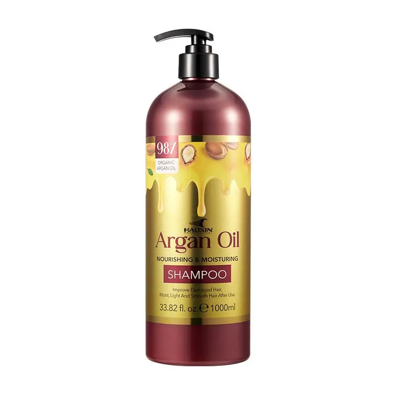 1000ml Gold Argan Oil Keratin and Herbal Formula Shampoo Nourishing Moisturizing Shampoo