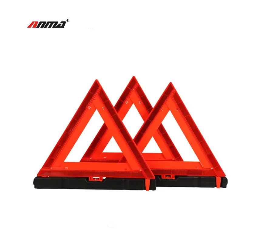 Saafety road light car emergency road Breakdown Red Reflective Foldable accident warning triangle