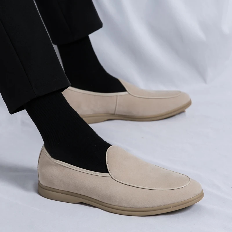 Khaki Black Brown Beige Loafers for Men Sizes 38-46 Closed Toe Casual Dress Shoes Height Increasing Feature Slip-On for Autumn| Alibaba.com Khaki Black Brown Beige Loafers for Men Sizes 38-46 Closed Toe Casual Dress Shoes Height Increasing Feature Slip-On for Autumn| Alibaba.com