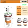 LB16NZ Cuivre chromé Vert Lumineux/2 positions