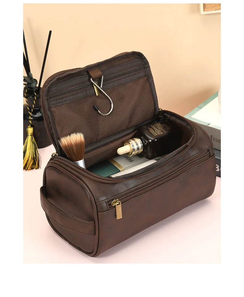 Hanging Toiletry Bag For Men,Dopp Kit Waterproof Travel Organizer With ...