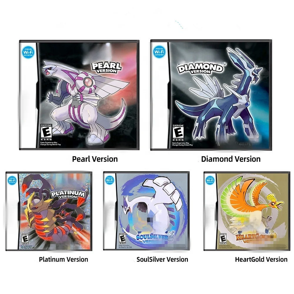 Retro for Black & White 1 & 2 Video Game Cartridges Box USA Version Game Accessories for Nintendo DS Video Game Consoles