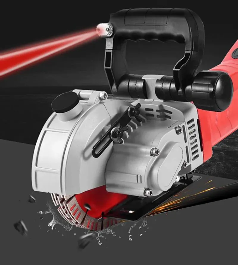 Grooving Machine One Time Molding Dustless Plumbing Installation Grooving Concrete Wall Cutting Machine