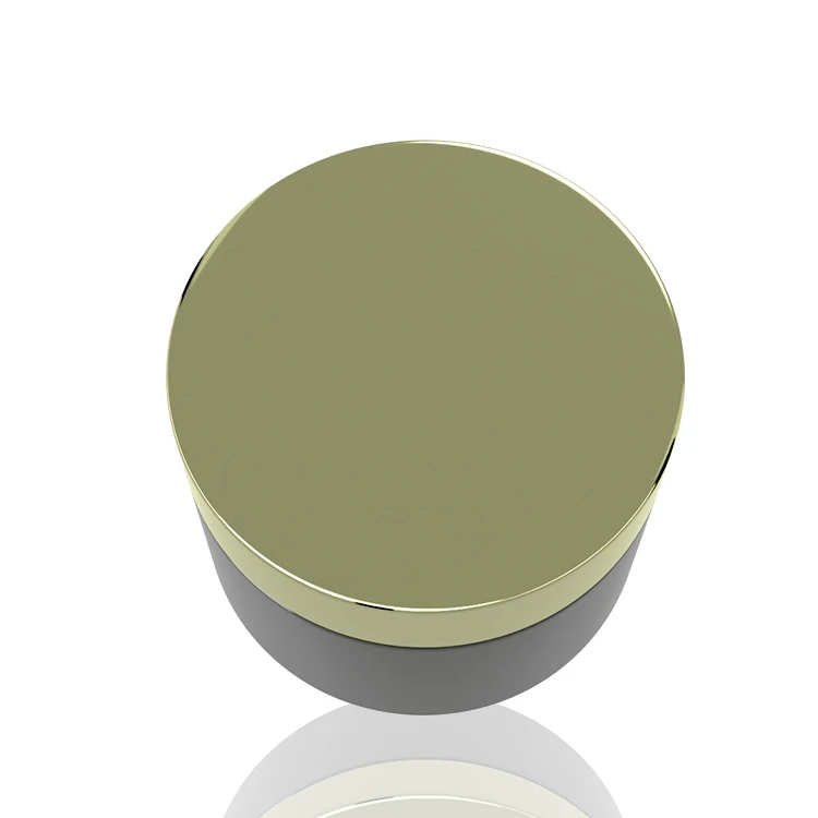 1OZ 2OZ 3OZ 4OZ 5OZ 8OZ Black and Gold Loose Powder Jars  Cosmetic Plastic Jar Matte Black PETG Jars with Rose Gold Lid