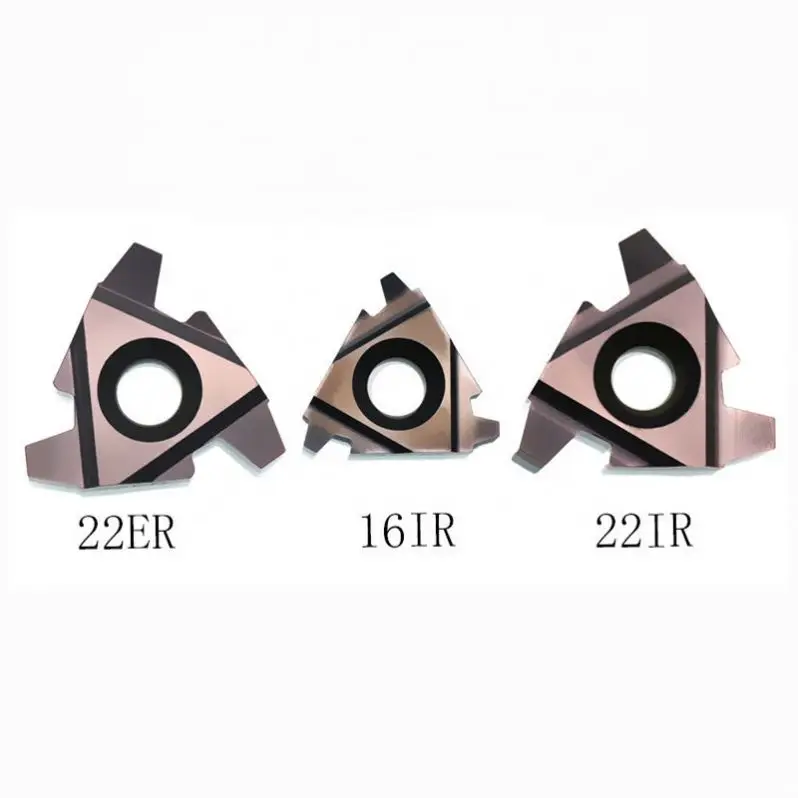 TEBAK Tool 11 16  22ER 22IR 5.0 ACME Lathe Tungsten Carbide Thread Inserts for High HRC Stainless Steel