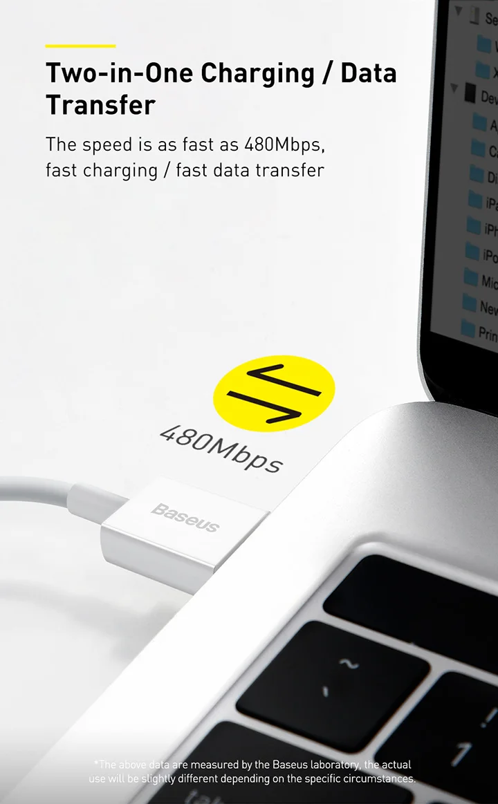 Baseus Superior Series Fast Charging Data Cable USB to iP 2.4A
