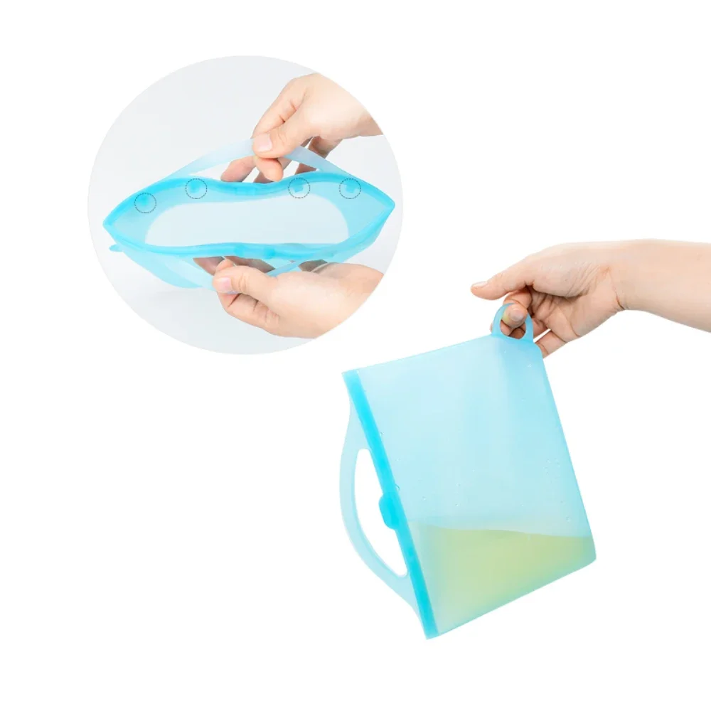 product modern design reusable vacuum compressed silicone storage bags kitchen for food freshness including breast milk storage bag-1