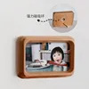 Cherry wood frame 01-magnetically attractive back plate