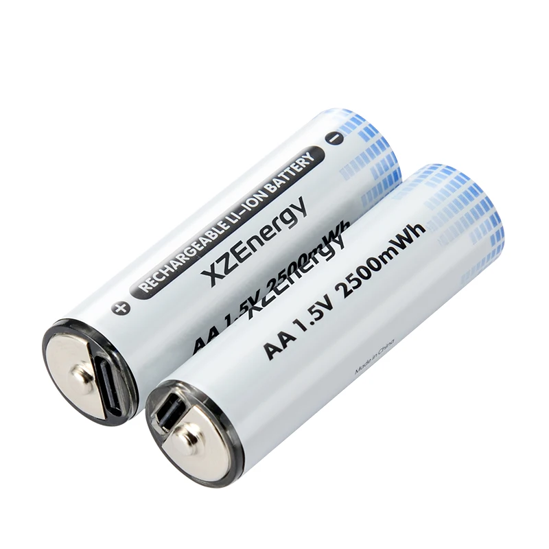 Hot Sale Lithium Ion Battery Manufacturer 1.5V R6 AA Type C USB