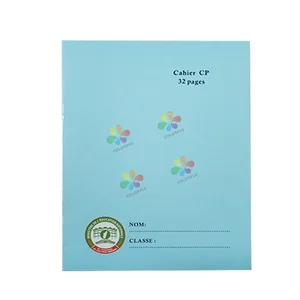 French Grid + Line Hybrid Exercise Book Custom Bulk Eco-Friendly Paper