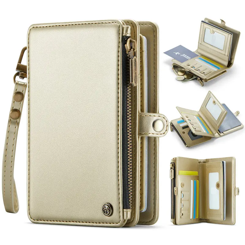 Caseme 2025 ID Credit Card Holder - Luxury Leather Passport Case