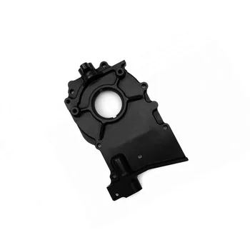 OEM Precision 5 Axis CNC Milling Machined Aluminum Black Anodized Service Dry Sump Oil Pump Cover