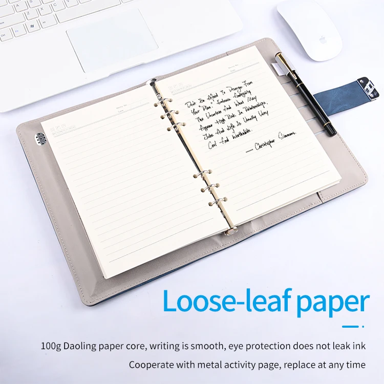 2025 Wireless Charger Advertising LCD Media Video Players Display Video Powerbank Diary Smart Notebook