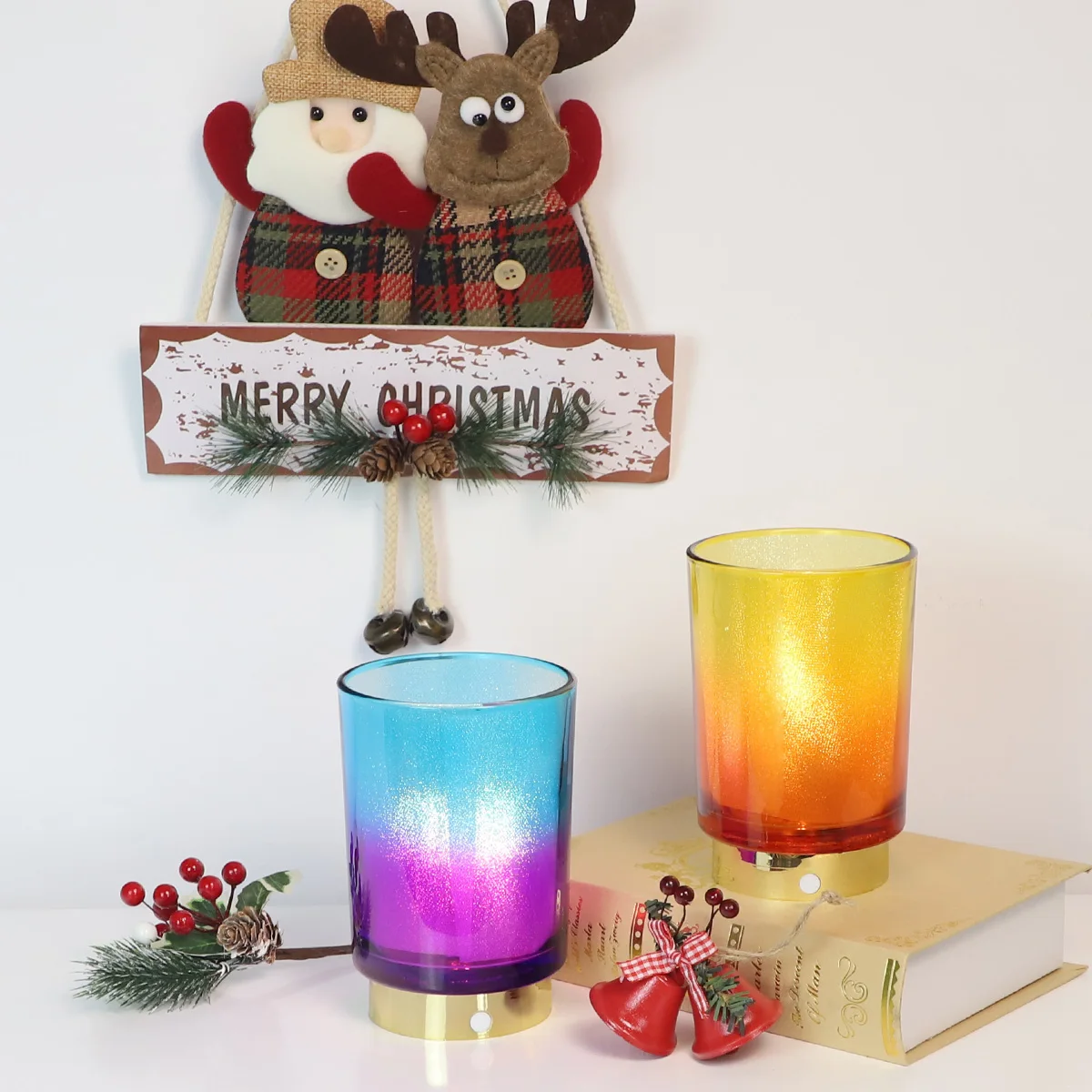 christmas decoration arts and craft christmas decoration assorted handmade candle holders hanging glass candle holder