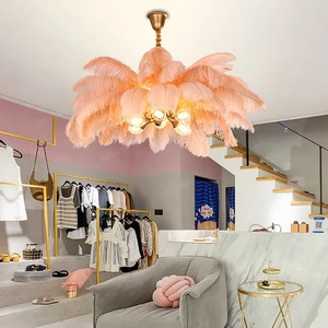 Customizable Color Ostrich Bird   Copper  Body Corner   Lighting Table Lamp Feather Floor Pendant Light Chandelier
