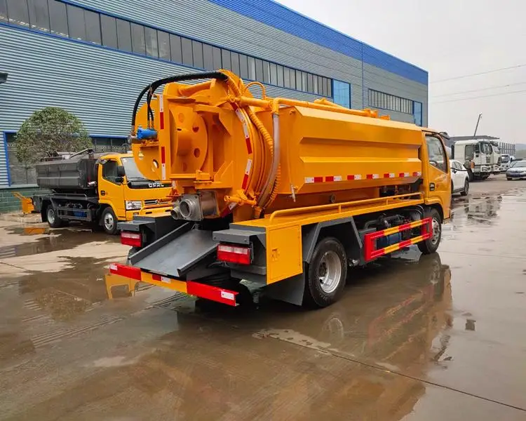 High Pressure Dredg Pipeline Dredging Separation Sewage Drainage Truck ...