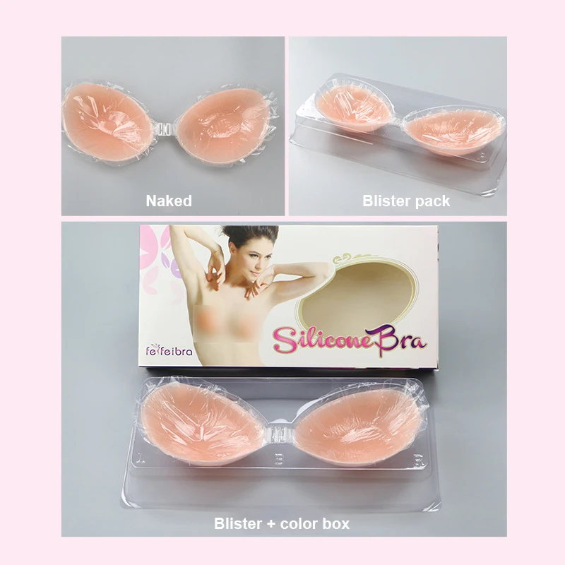 Reggiseno Adesivo In Silicone - Senza Spalline, Push-up Invisibile, Per Abiti Scollati E Sposa