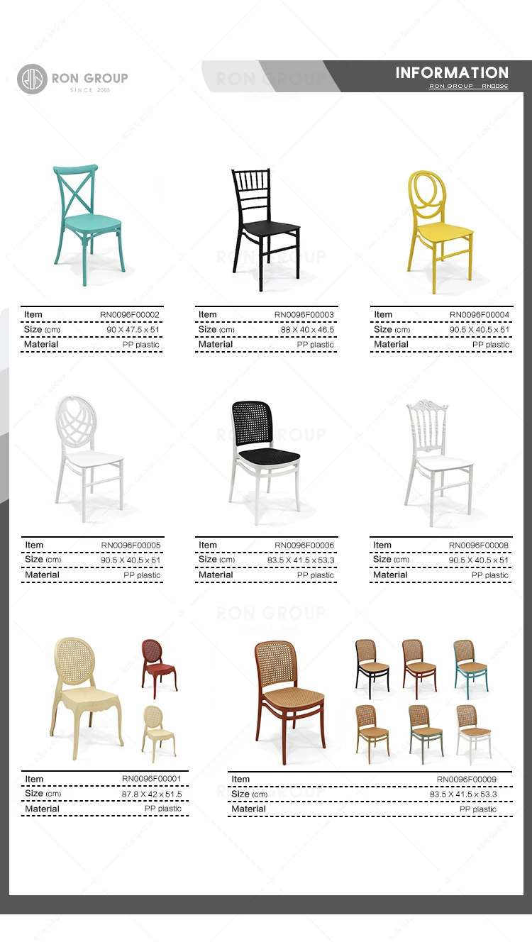 Hot Sale Polypropylene Water Proof Phoenix Restaurant Simple Style Stackable Yellow Wedding Outdoor Plastic Chairs For Events