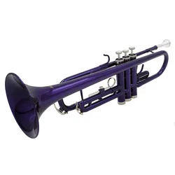 トランペット　青　SLADE　未使用品 SLADEプロフェッショナルOEM管楽器カラーBbベースフラット