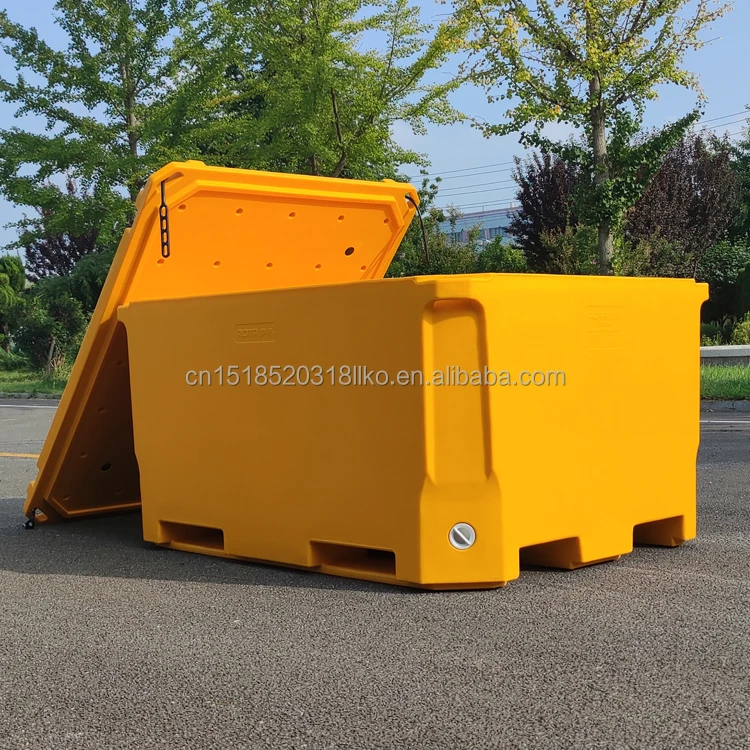Industrial Plastic Storage Fish Box Bins Stackable Containers for ...