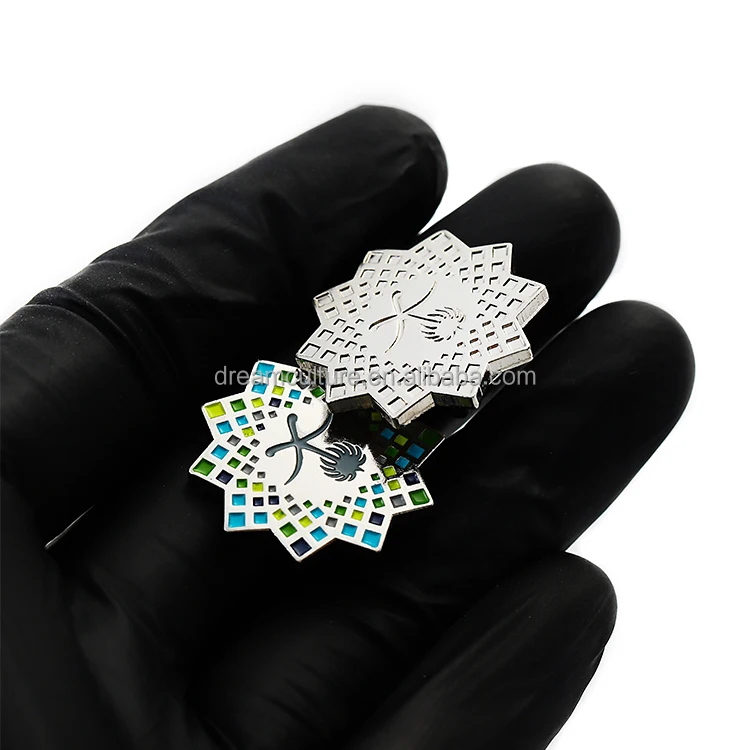 Custom Metal Dubai Uae Pins Saudi Arabia National Day Pins Ksa Saudi