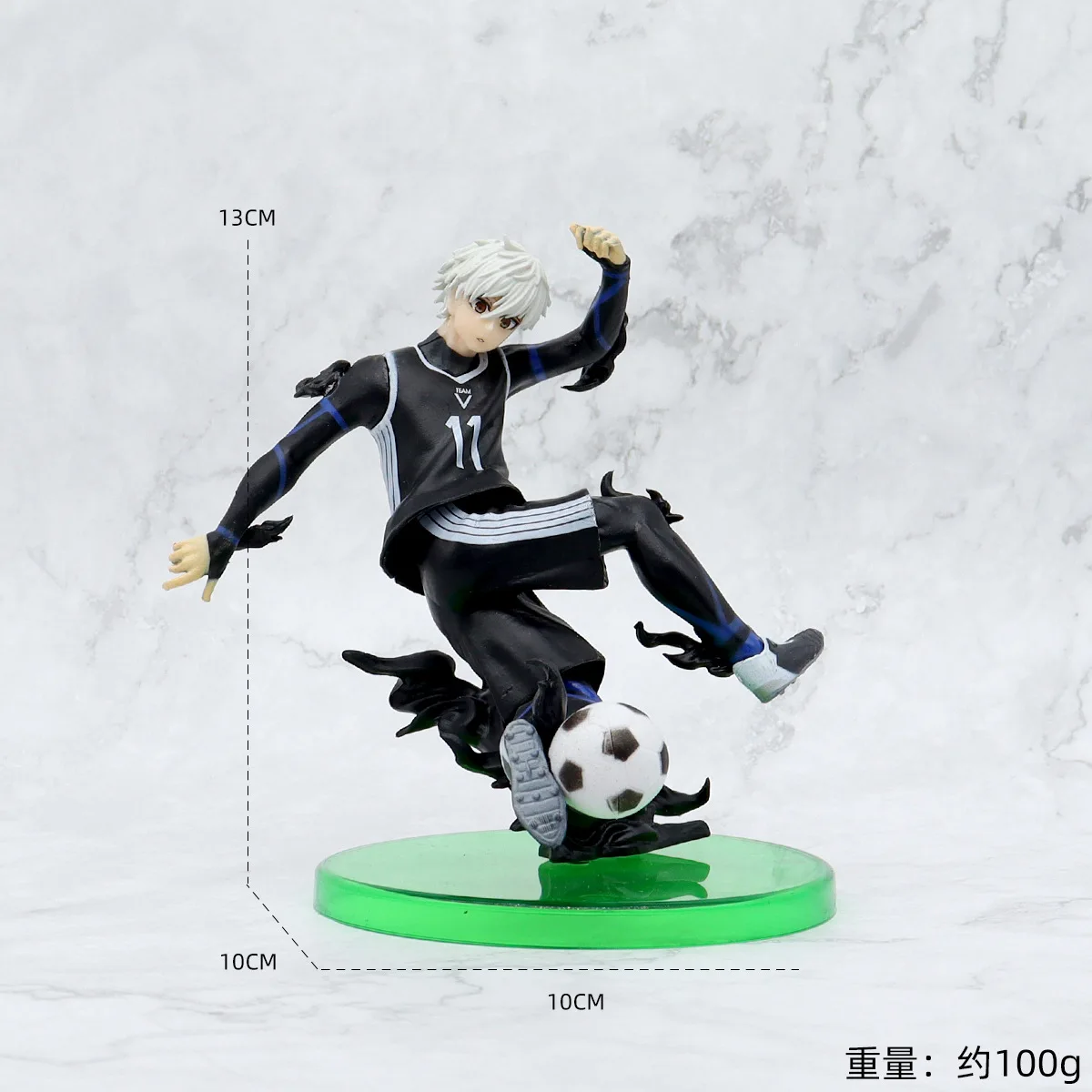13CM Manga Figurine Statues Football Boy Figura Blue Lock