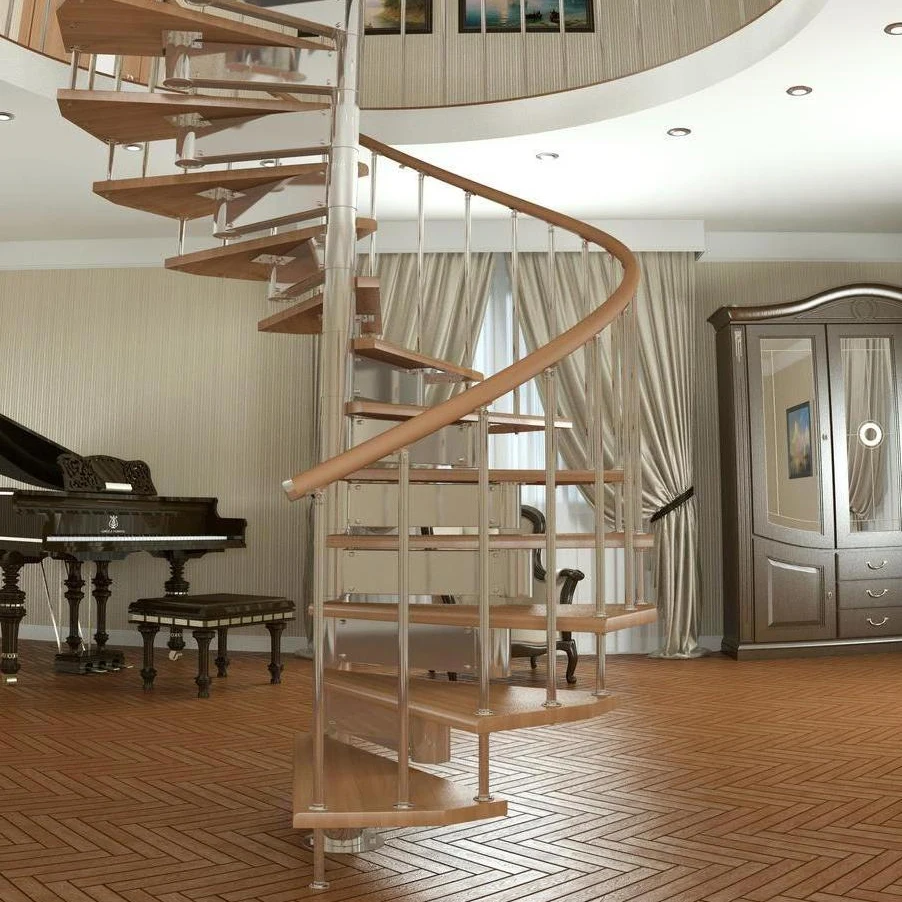 Винтовая лестница в частном доме