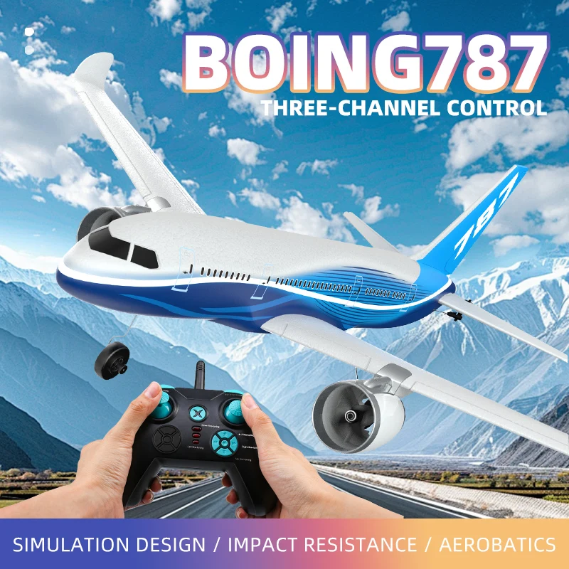 WLtoys XK A170 Boeing 787 Jetliner 3D RC Plane - Diecast Toy Model