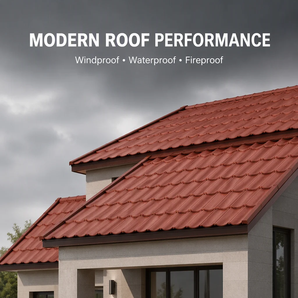 Best Price Corrugated Modern Stone Coated Metal Roofing Tile Windproof Waterproof 3-Year Warranty China Qingdao QINYUAN
