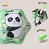 Green bamboo panda