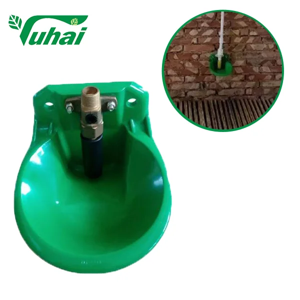 0.9 Liter Livestock Water Bowls  0.53kg  Drinking Bowls With Pipe for Goat ,Water Dispenser for Cows