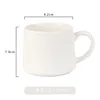 Matte White Little Apple Cup