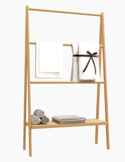 hot selling well cheap price and good features natural  bamboo color cap,coat and shoe hang rack and shelf for bedroom,hotel