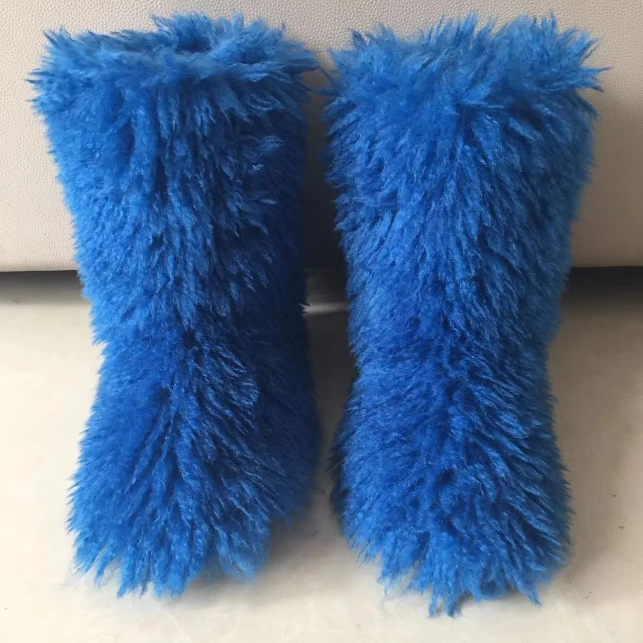 Wholesale 2023 new Custom Winter Mongolian snow boots for women casual ski  shoes warm Rubber flat footwear ladies fluffy faux fur boots From  m.