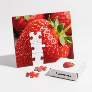 Wholesale Personalized Custom Logo 100 500 1000 Piece Rompecabezas Jigsaw Puzzles for Sublimation