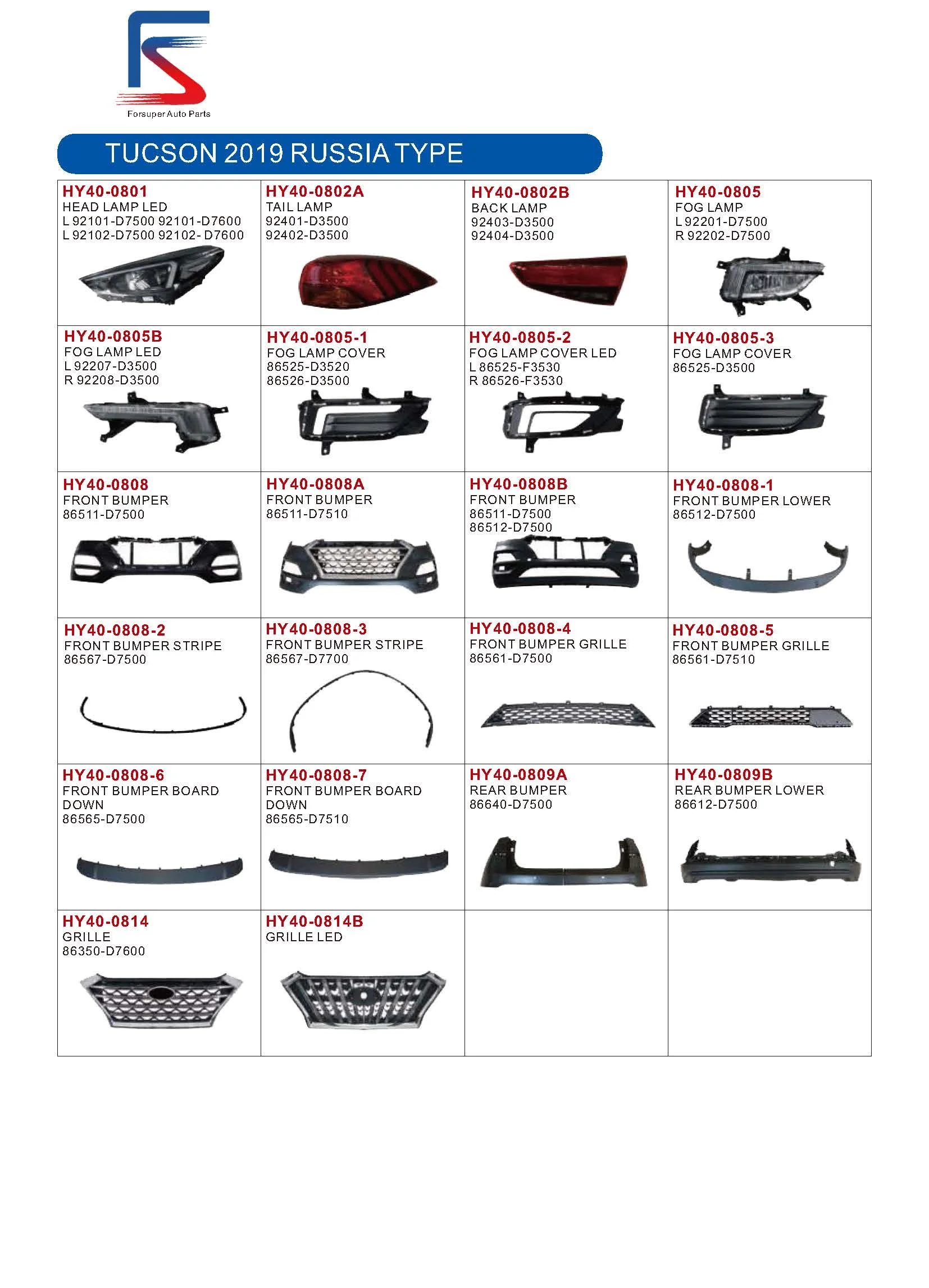 86350d7600 Front Grille For Hyundai Tucson 2019 Auto Parts Russia Type