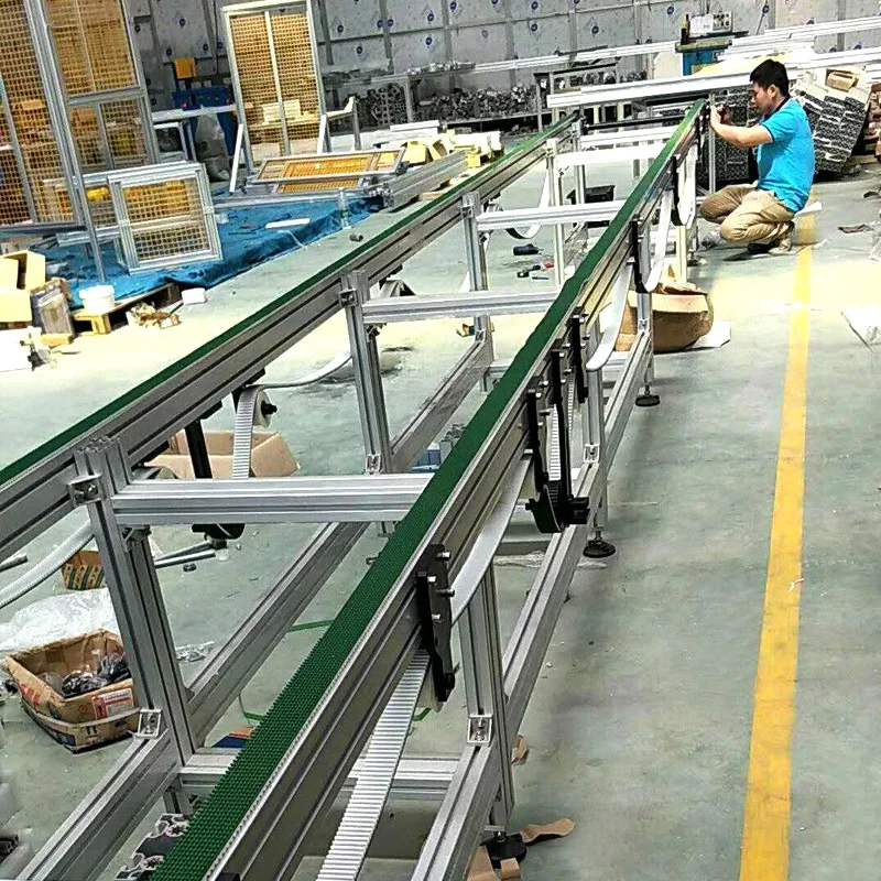 No Power Transfer Packing Pallet System Air Condition Assembly Line Motorised Motorized Mini Telescopic Manual Roller Conveyor